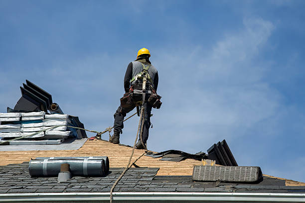Professional Gutter Installation technician working in Richmond, KY